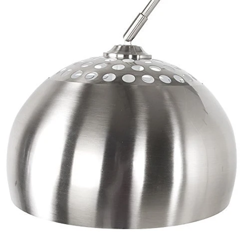 Lampe Arc XXL acier brossé