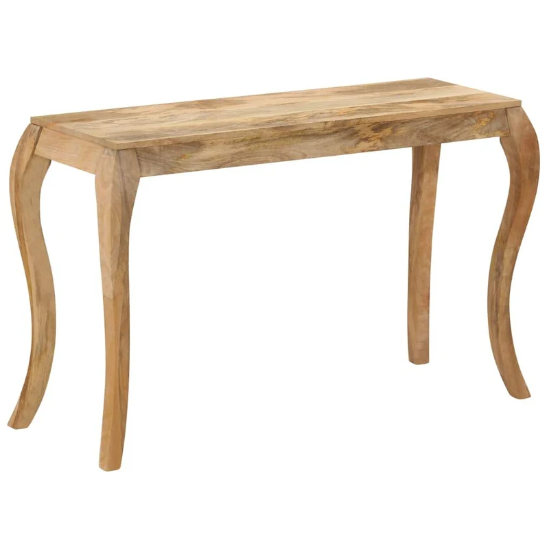 Festnight Table Console en Bois de Massif Table d'entrée Console pour Salon 118 x 38 x 76 cm