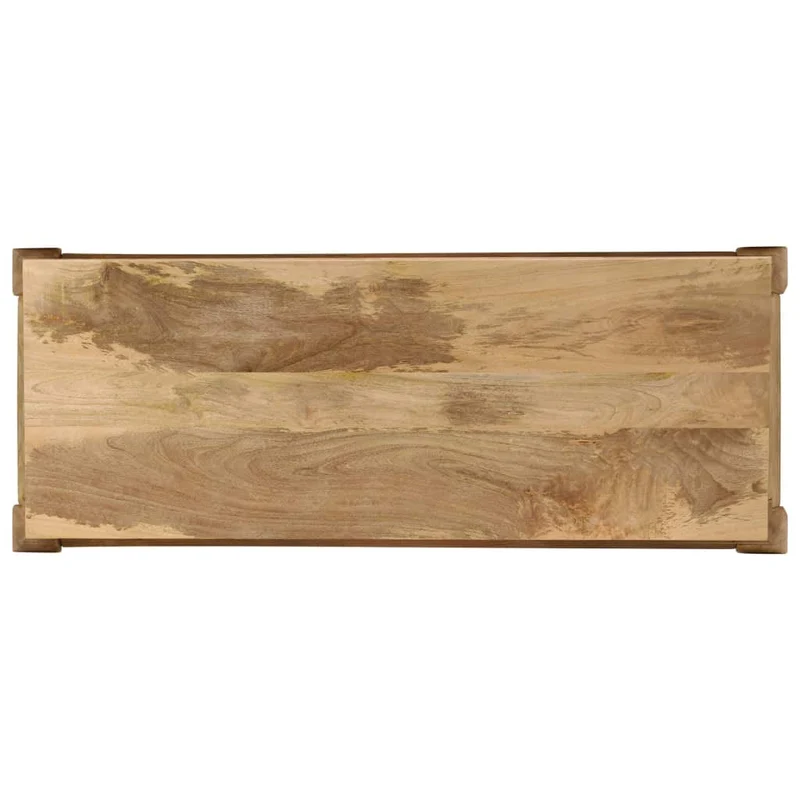 Festnight Table Console en Bois de Massif Table d'entrée Console pour Salon 118 x 38 x 76 cm