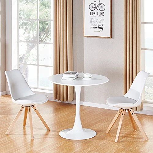 Table à Manger Ronde Design en Bois - Abrezzo