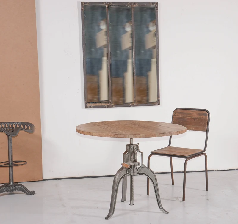 Atelier grey Table Ronde réhaussable Meuble House