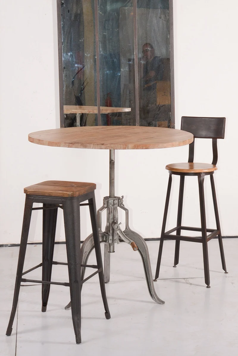 Atelier grey Table Ronde réhaussable Meuble House