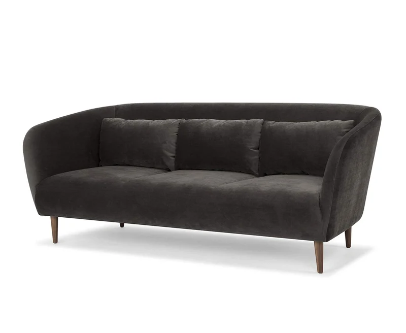 Marque Amazon - Movian Ackan - Canapé 3 places, 209 x 87 x 80 cm, Gris clair