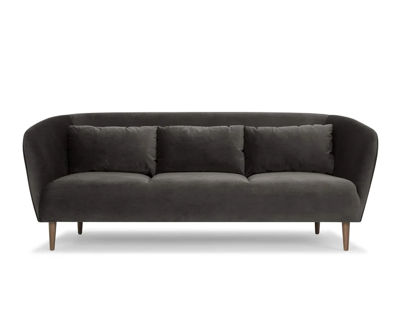 Marque Amazon - Movian Ackan - Canapé 3 places, 209 x 87 x 80 cm, Gris clair