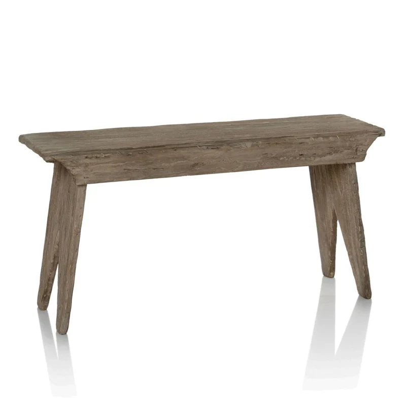 Pureday IMPRESSIONNEN Living Bank-Rustique-Banc en Bois recyclé-Environ B90 x H44 x T29 cm