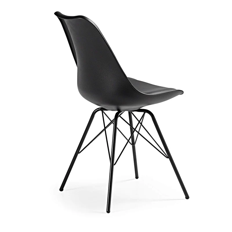 Kave Home - Chaise Ralf en polypropylène avec Pieds en Acier