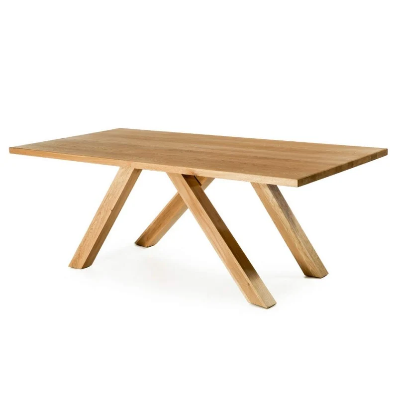 Marque Amazon - Alkove - Hayes - Table moderne en bois massif