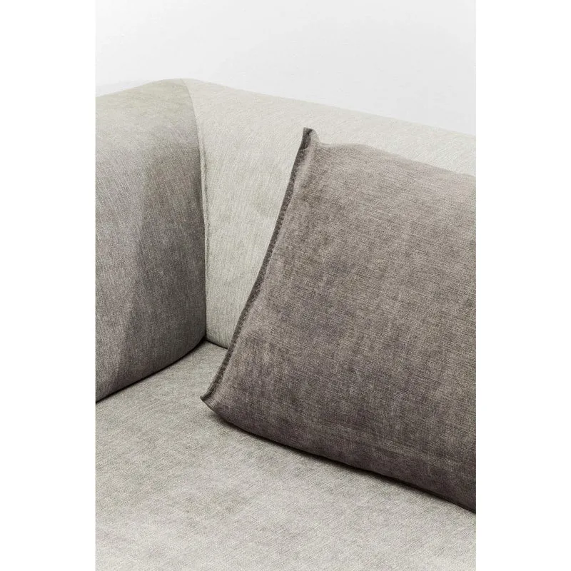 Kare Design Méridienne Droite d'angle canapé Infinity Gris
