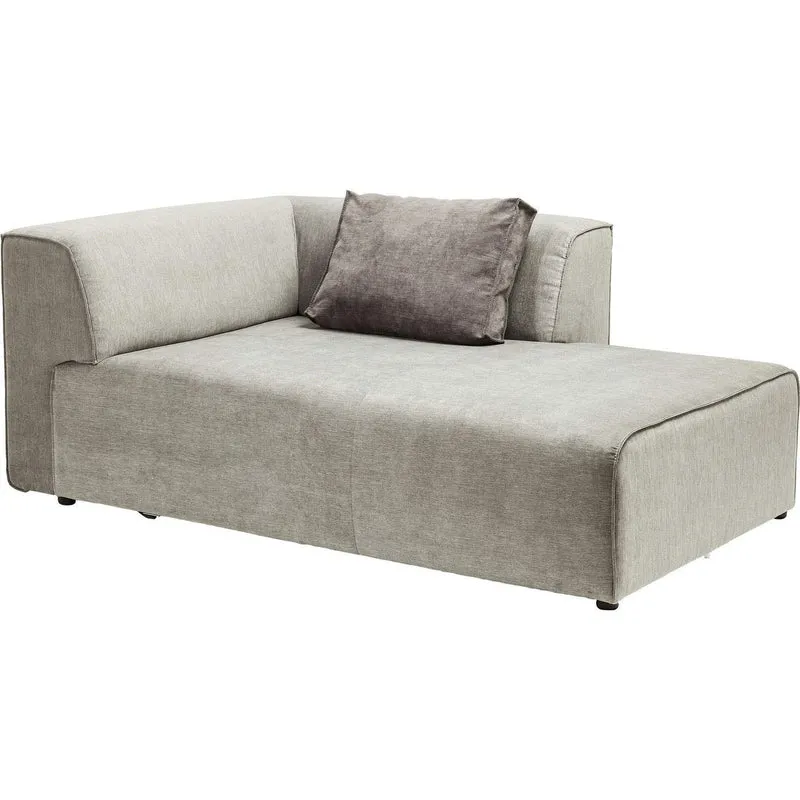Kare Design Méridienne Droite d'angle canapé Infinity Gris