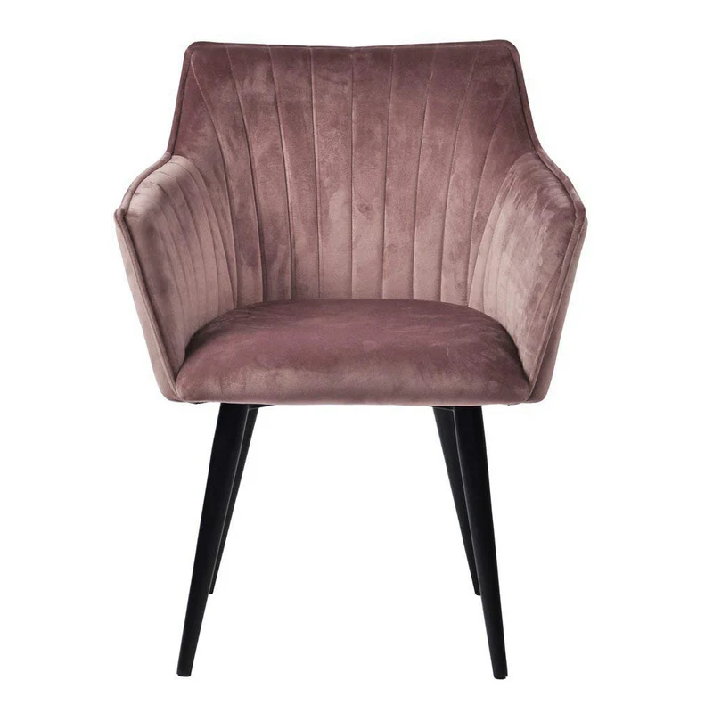 Nimara Mary Fauteuil en Velours avec accoudoirs