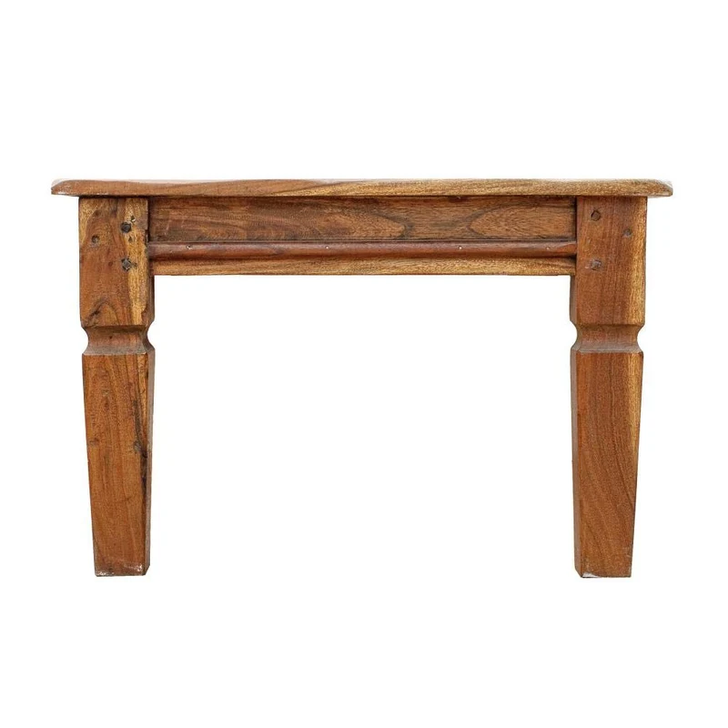 ARREDinITALY Table en Bois Massif Vieilli 120 x 70 cm