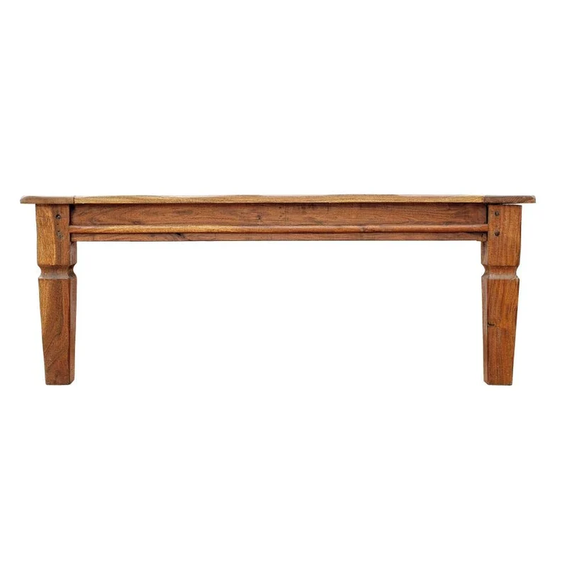 ARREDinITALY Table en Bois Massif Vieilli 120 x 70 cm