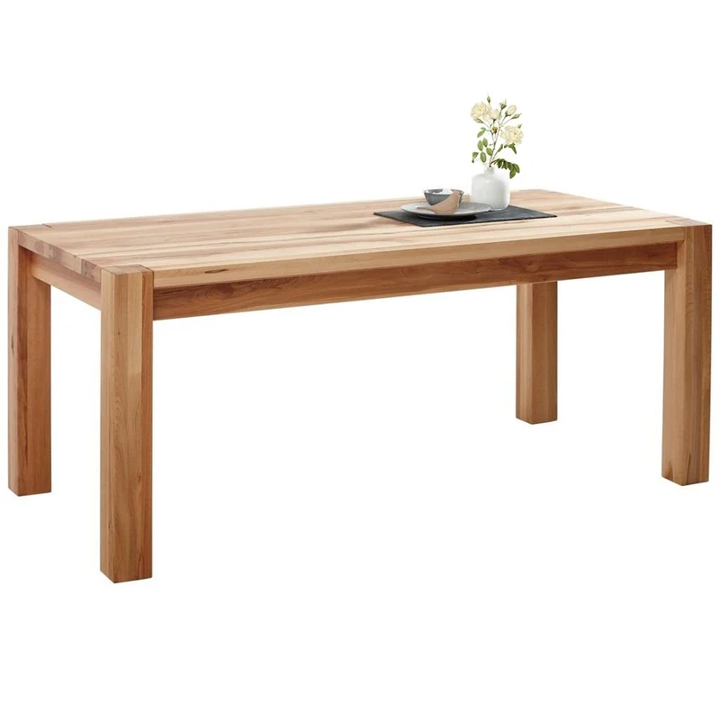 XXL Discount Antwerp Table à Manger en Bois de hêtre Massif huilé 180 x 90 cm