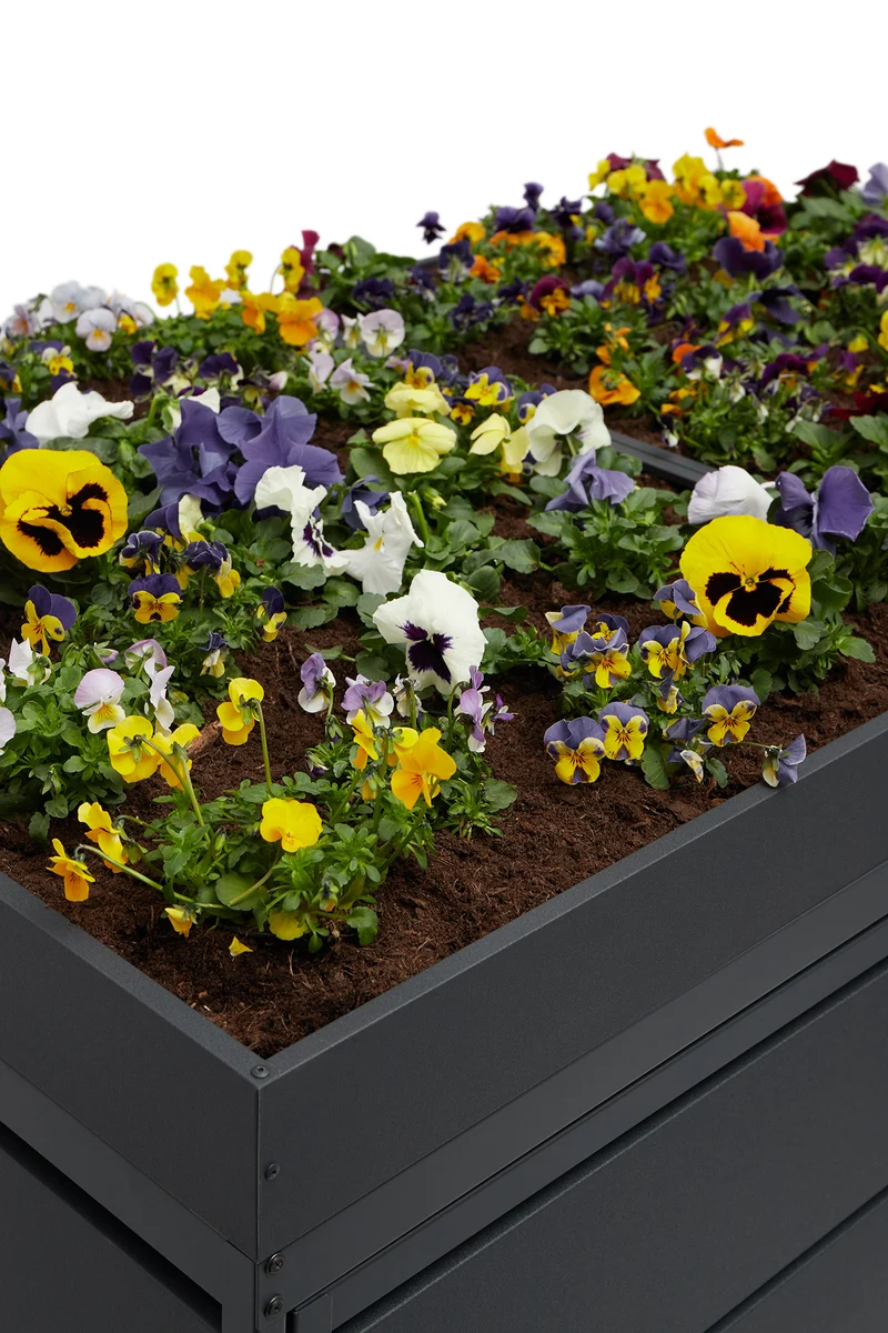 OBOX BLOOM 3er Mülltonnenbox