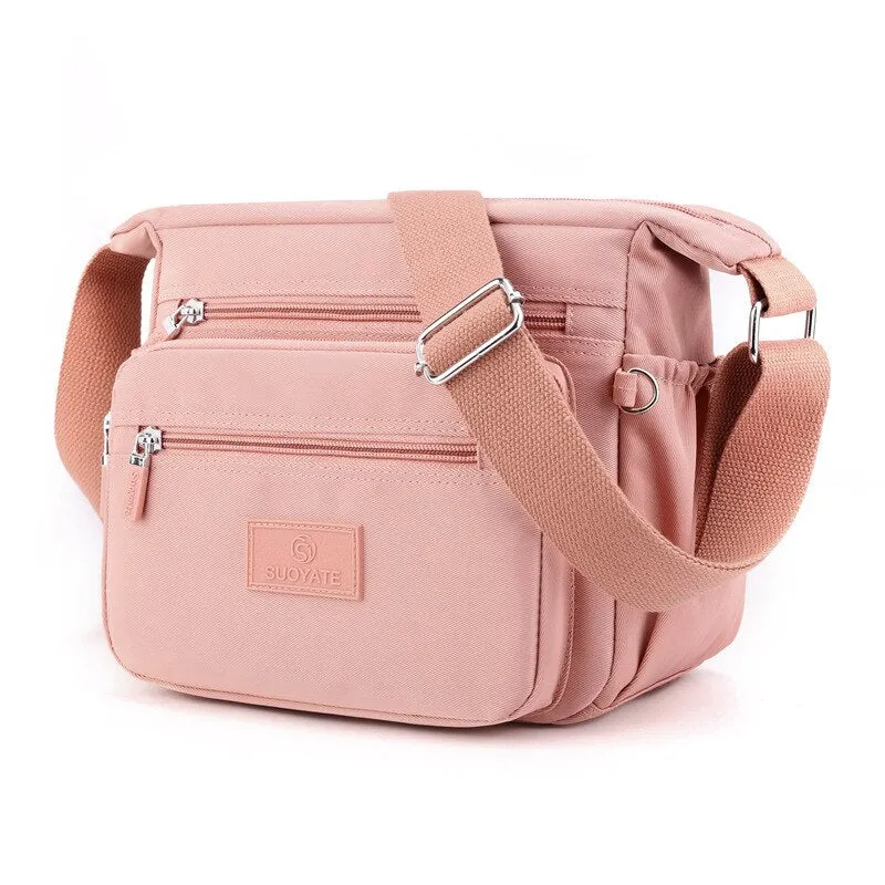 Sac Compact en Nylon Résistant à l'Eau et Fermeture Zippée