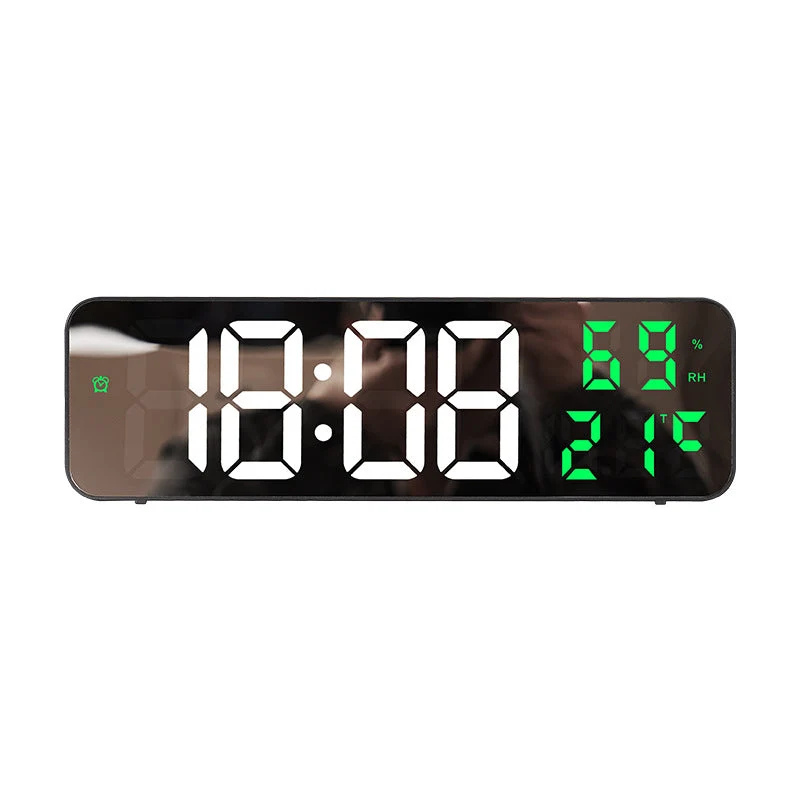 Horloge Numérique Murale avec Télécommande et Alarme