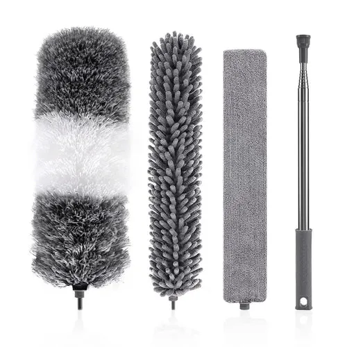 Kit Plumeau Microfibre avec Manche Extensible