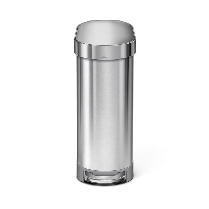 45 L Poubelle Étroite à Pédale avec Rebord