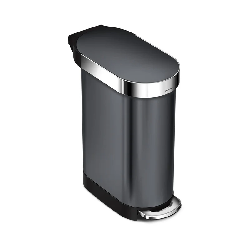 45 L Poubelle Étroite à Pédale avec Rebord