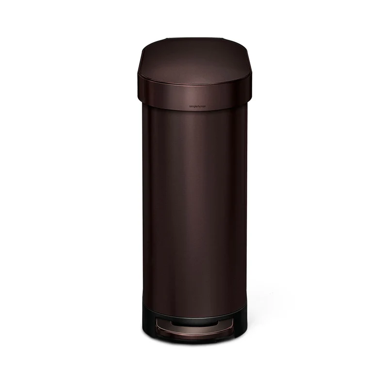 45 L Poubelle Étroite à Pédale avec Rebord