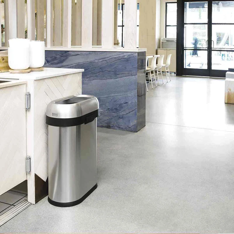 50 L Poubelle Étroite Ouverte
