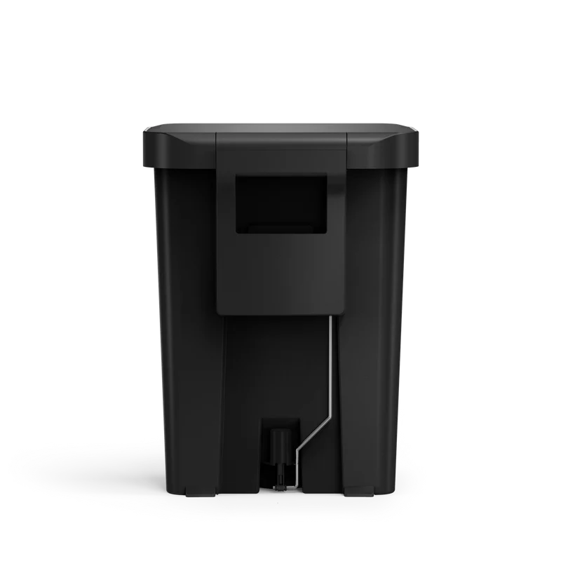45 L Poubelle Rectangulaire à Pédale en Plastique