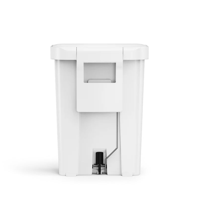 45 L Poubelle Rectangulaire à Pédale en Plastique