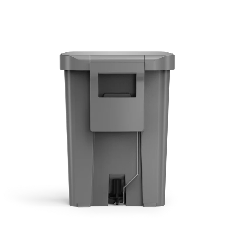 45 L Poubelle Rectangulaire à Pédale en Plastique
