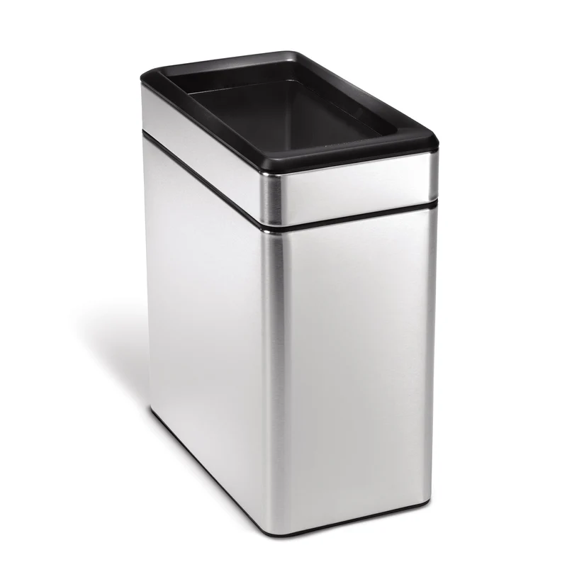 10 L Poubelle Étroite Ouverte