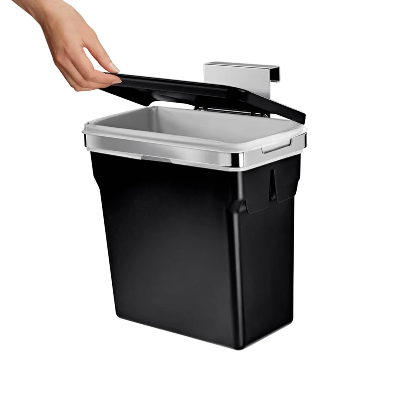 10 L Poubelle de Placard à Fixation sur Porte