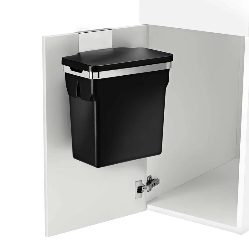 10 L Poubelle de Placard à Fixation sur Porte