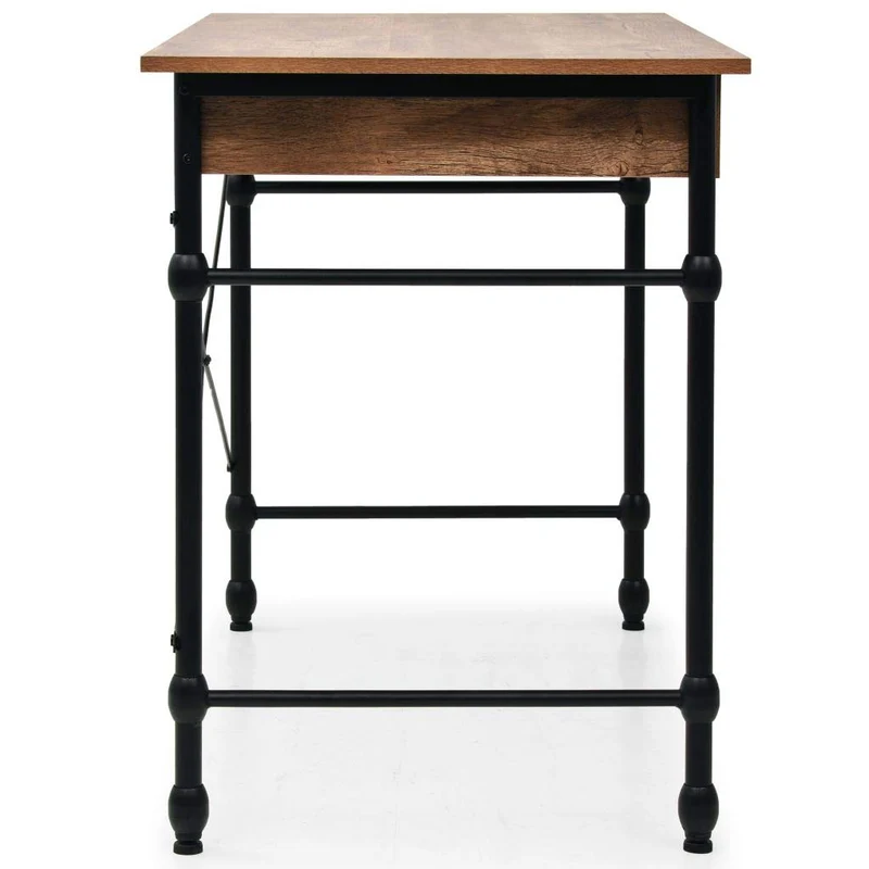 vidaXL Bureau avec Tiroir Couleur de Chêne Table d'Ordinateur Table Console