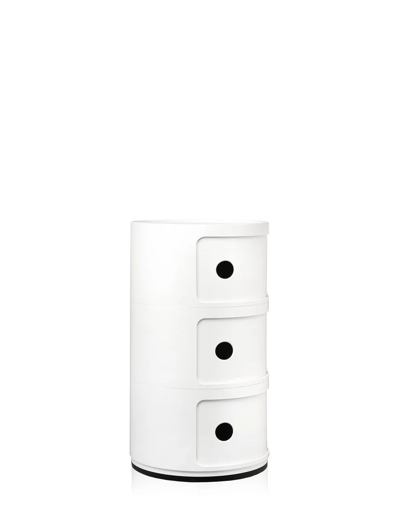 Kartell 4967/03 COMPONIBILE Table de chevet, blanc