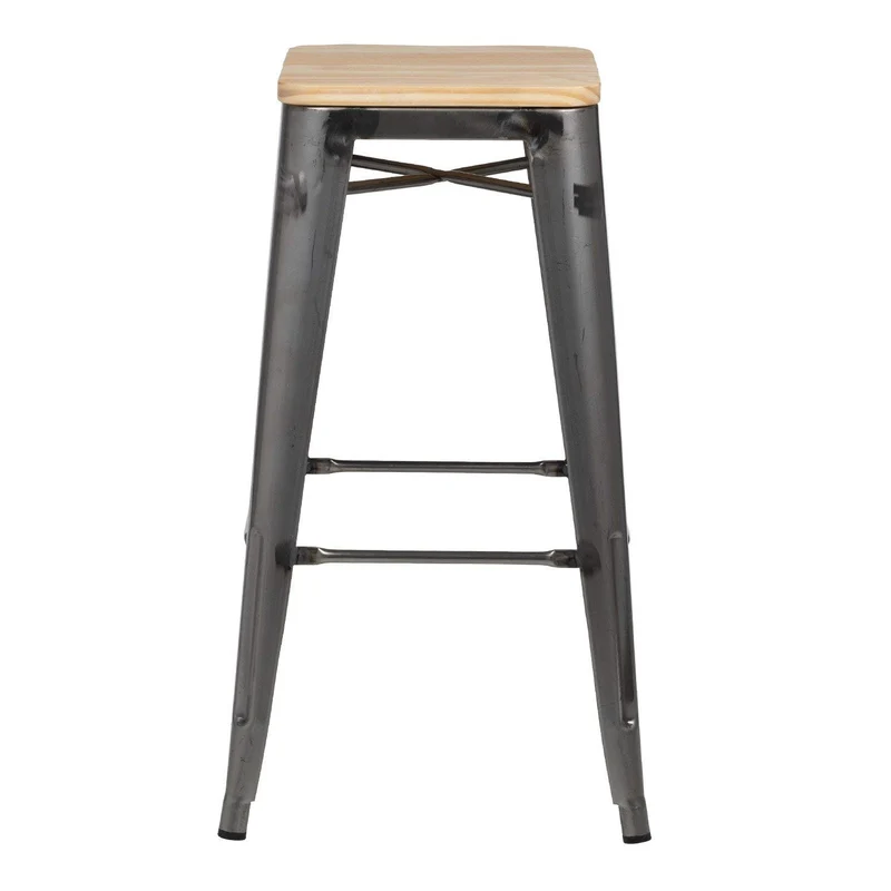 SKLUM Tabouret Haut LIX Brossé en Bois - (Plus de Couleurs)