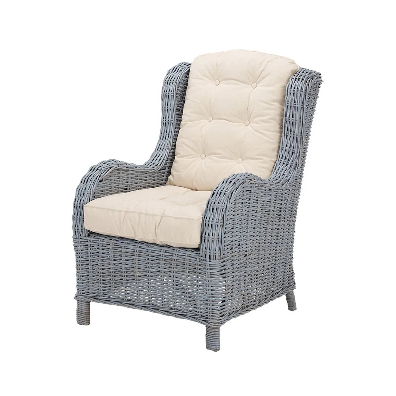 Fauteuil JACK en rotin kubu