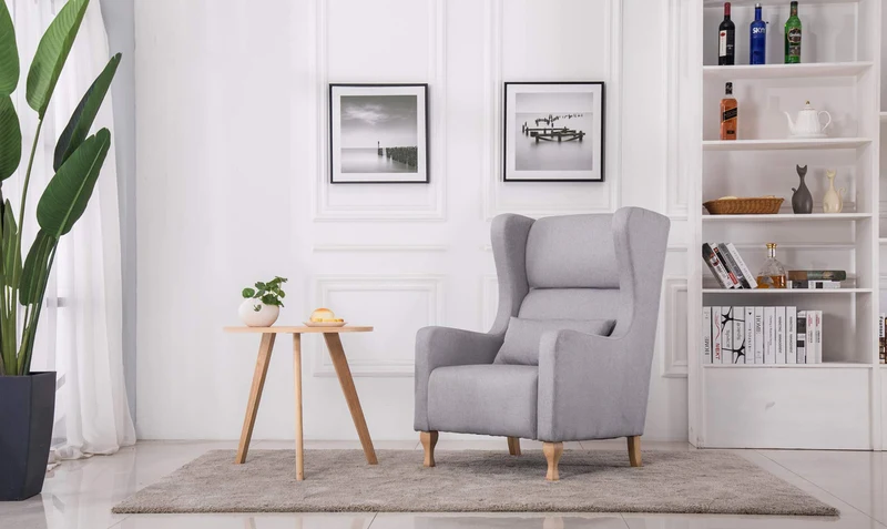 MCombo Fauteuil en Tissu Taille Unique