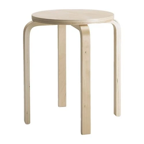 Ikea FROSTA Tabouret, Bois, 45 x 46 x 4 cm