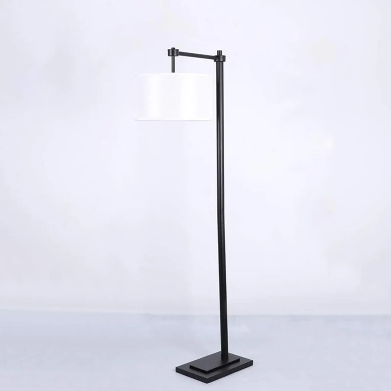 FDOI Lampadaire Chinois Simple Moderne Restaurant invité éclairage Chambre étude Villa Fer Tissu LED Hôtel Lampes