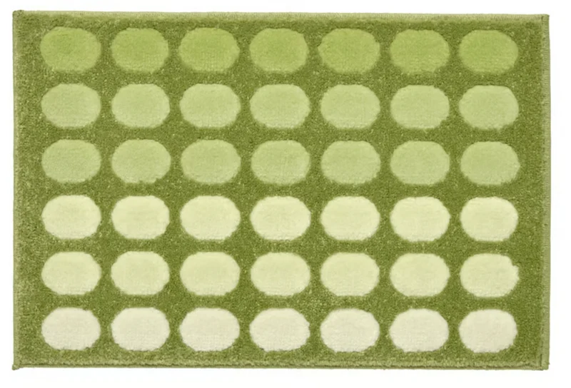 TUNNELBANA Door mat, light green, 40x60 cm