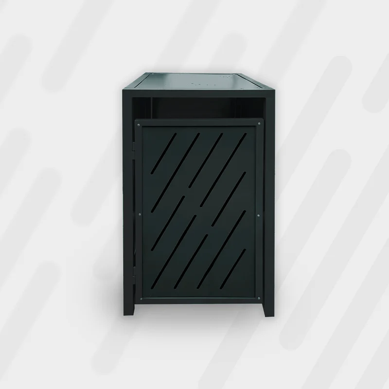 PREMIUM Metall 1er Mülltonnenbox