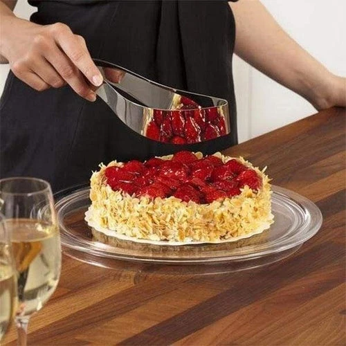 Coupe-Gâteau et Tarte en Acier Inoxydable