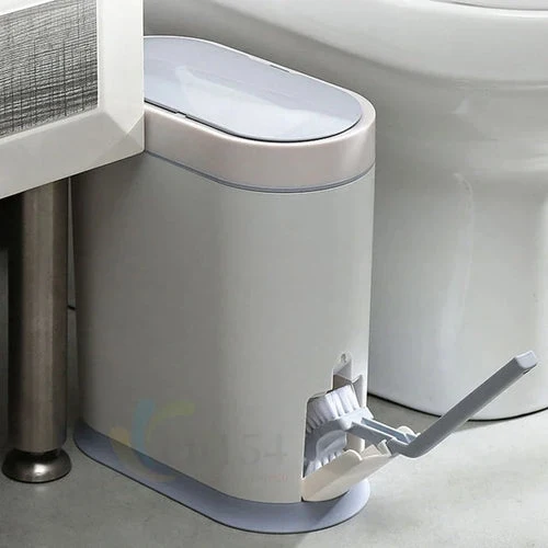 Poubelle Intelligente Automatique avec Brosse de Nettoyage Intégrée