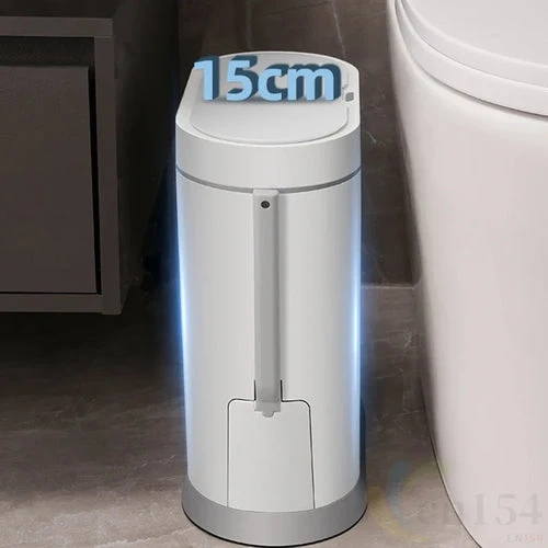 Poubelle Intelligente Automatique avec Brosse de Nettoyage Intégrée