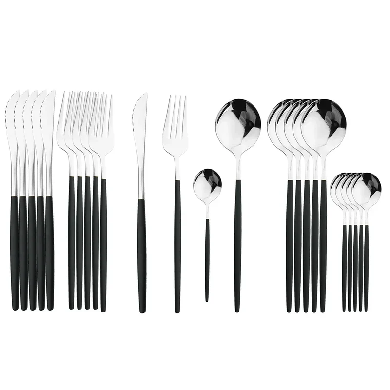 Ensemble de Couverts en Acier Inoxydable