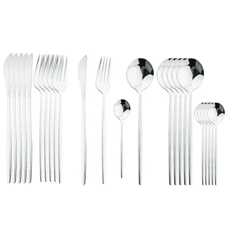 Ensemble de Couverts en Acier Inoxydable