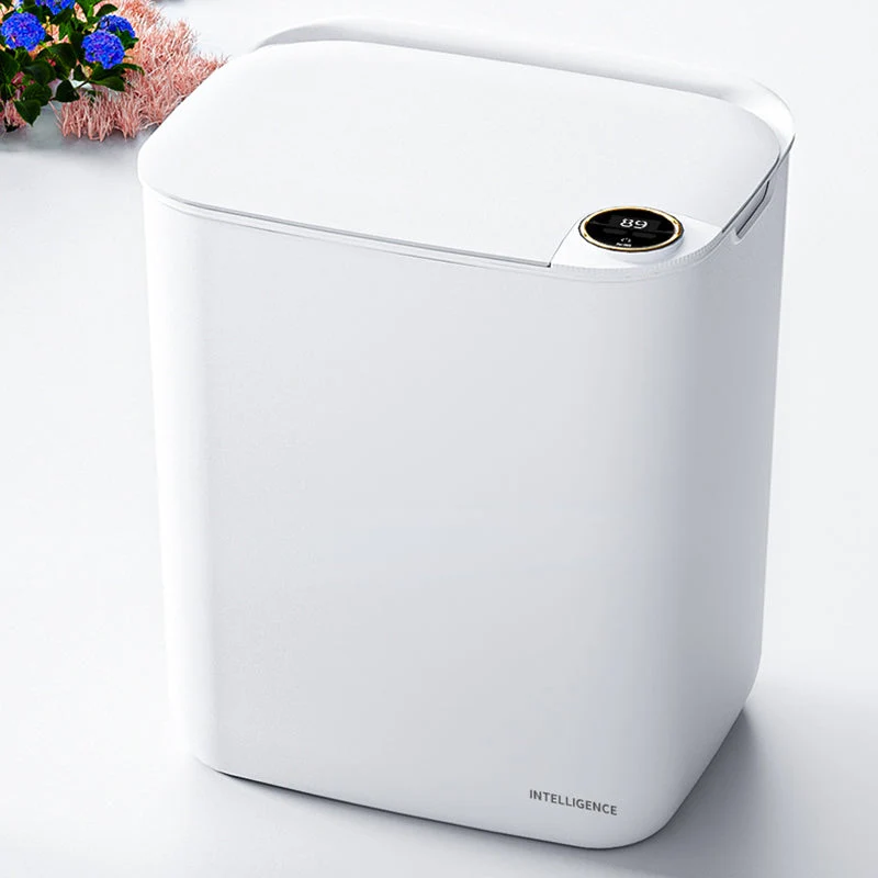 Poubelle Intelligente avec Capteur Automatique Rechargeable