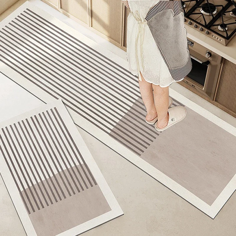 Tapis de Cuisine Superabsorbant en Diatomite Antidérapant