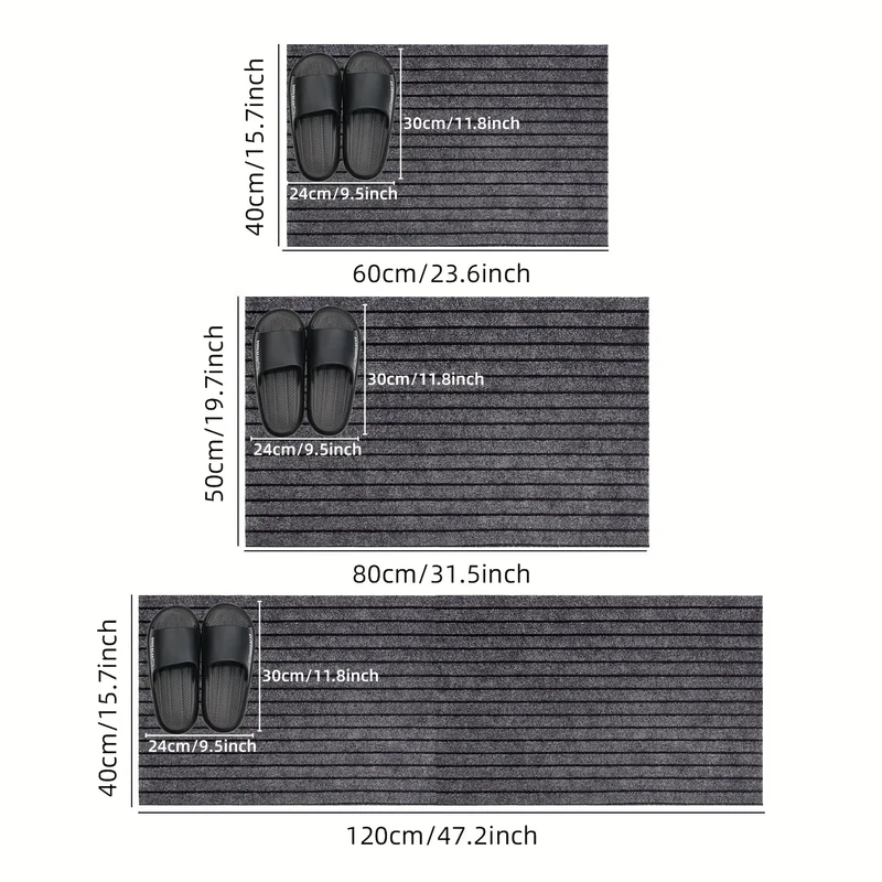 Tapis de Cuisine Carré Minimaliste Antidérapant