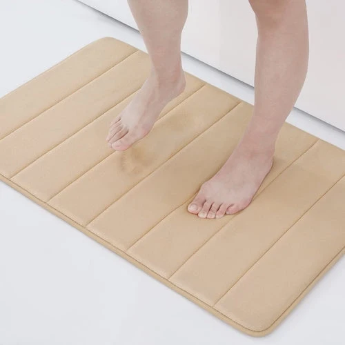 Tapis de Bain Doux Absorbant et Antidérapant