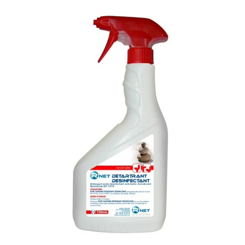 R NET SANITAIRE détartrant désinfectant parfum 750 ml